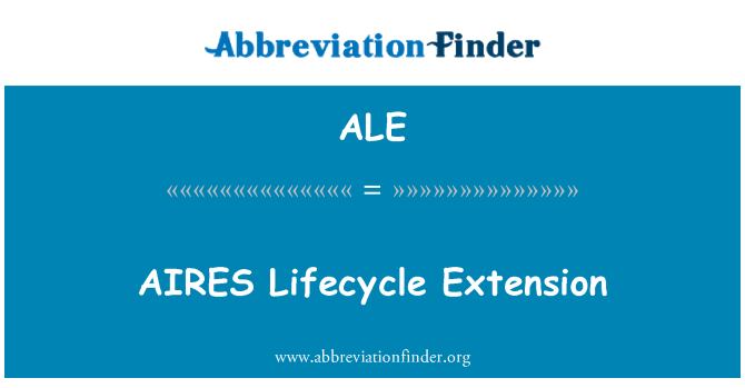 ALE: AIRESU Lifecycle razširitev