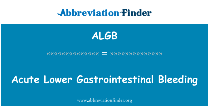 ALGB: Fsid gastrointestinali inqas akuta