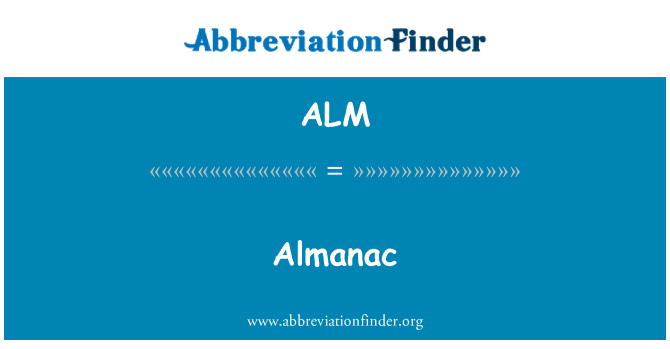 Définition alm