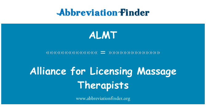 ALMT: Alleanza għal liċenzar Therapists massaġġi bl
