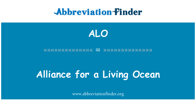 ALO: Alliance for Living ookeani