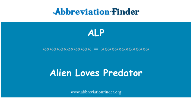 ALP: Barrani Loves Predator