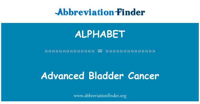 ALPHABET: Blad/sak pise avanse kansè