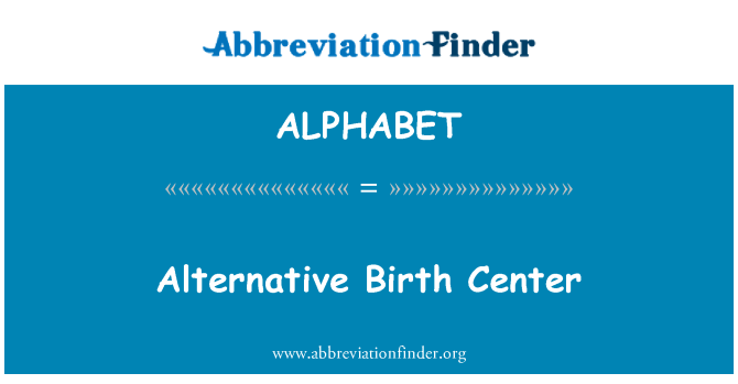ALPHABET: Sant pou fèt altènatif