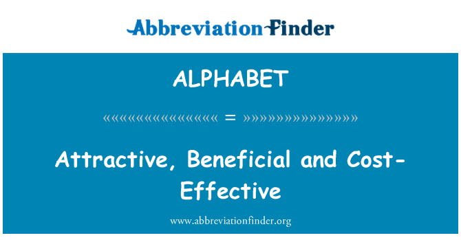 ALPHABET: Menarik, bermanfaat dan efektif