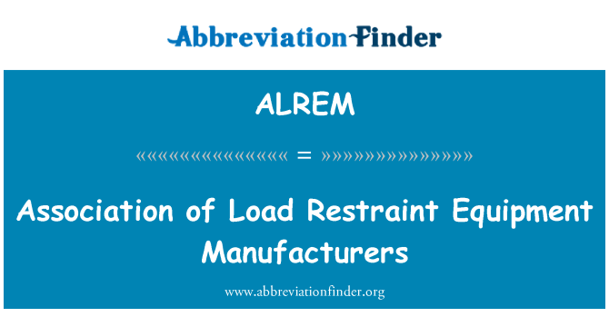 ALREM: 負載限制設備製造商協會