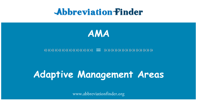 AMA: Adaptiv förvaltningsområden