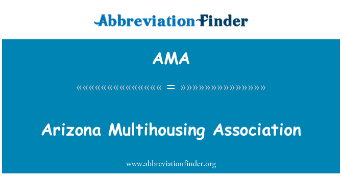 AMA: Arizona Multihousing udruge