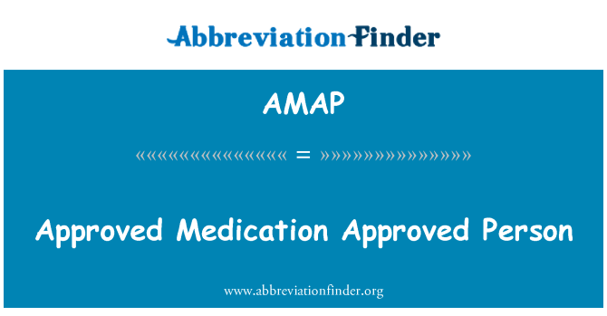 AMAP: 薬を承認された承認者