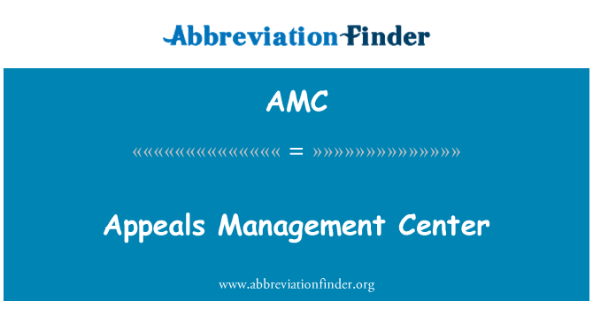 AMC: Appels jesyon sant