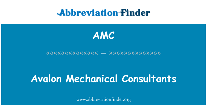 AMC: Avalon mechanische Berater