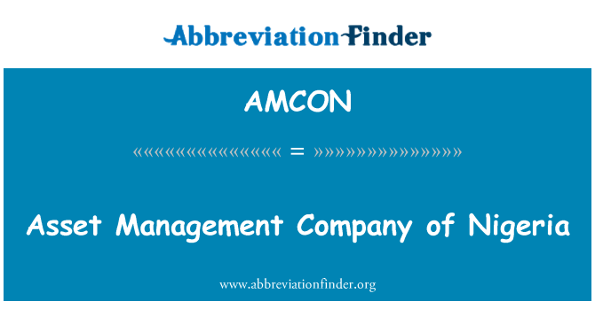 AMCON: Avantaj Gestion konpayi Nijerya