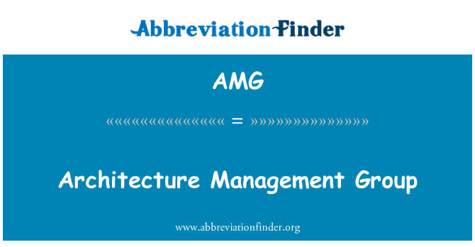 AMG: Architecture de gestion du groupe