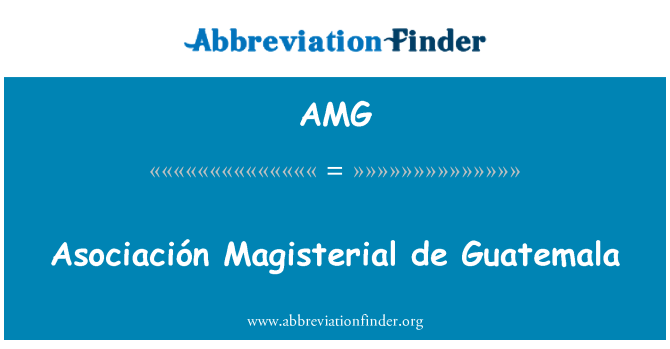 AMG: Asociación personificirali de Guatemala