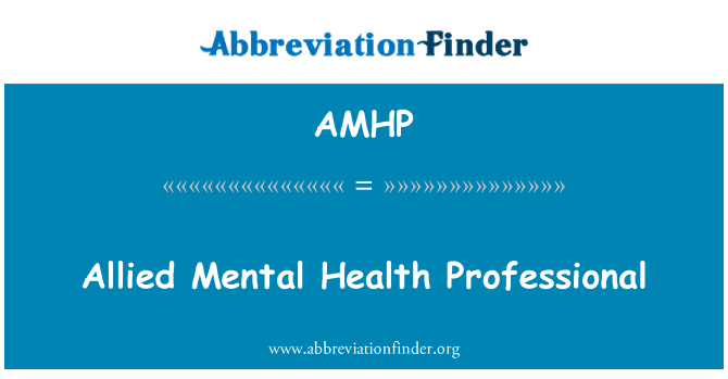 AMHP: Liitlaste psühhiaatri