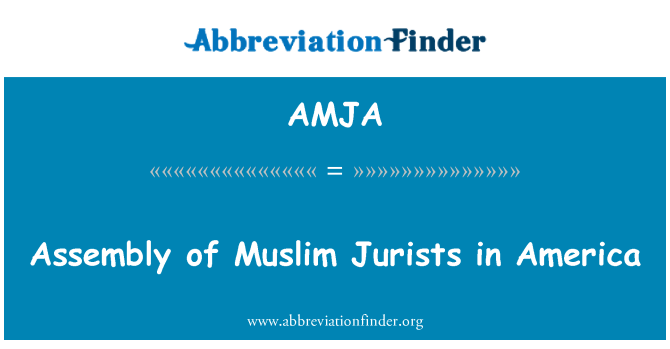 AMJA: Montage von muslimischen Rechtsgelehrten in Amerika