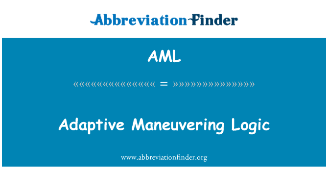 AML: Adaptacyjna logika manewrowania