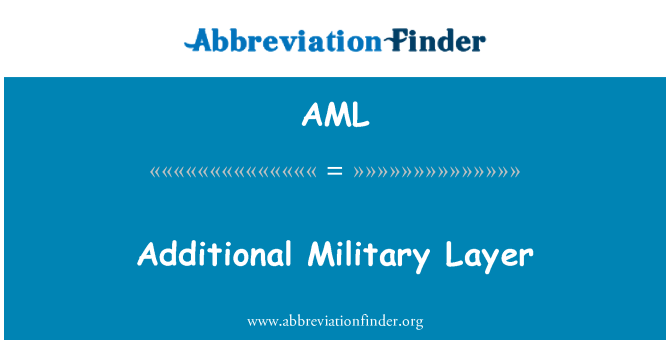 AML: Lapisan tambahan militer