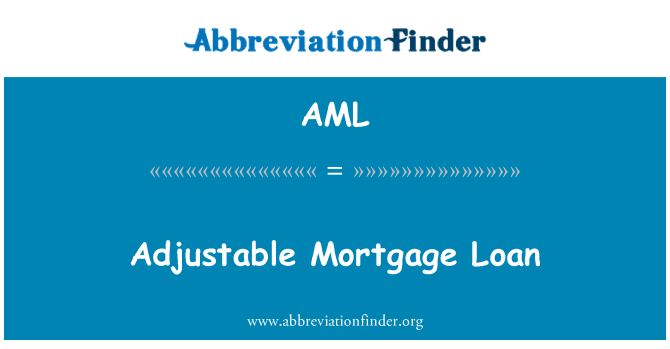 AML: Prêt hypothécaire ajustable