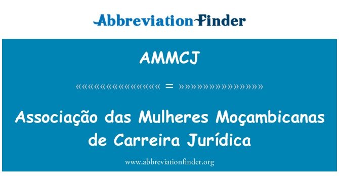 AMMCJ: Associação das Mulheres Moçambicanas デ Carreira Jurídica