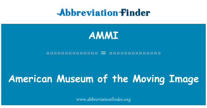 AMMI: Museu americano de imagem em movimento