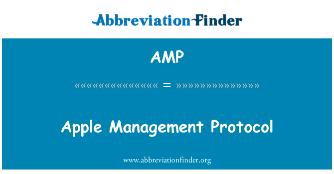 AMP: Il-Protokoll tal-Ġestjoni tat-tuffieħ