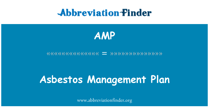 AMP: Asbesto valdymo planas