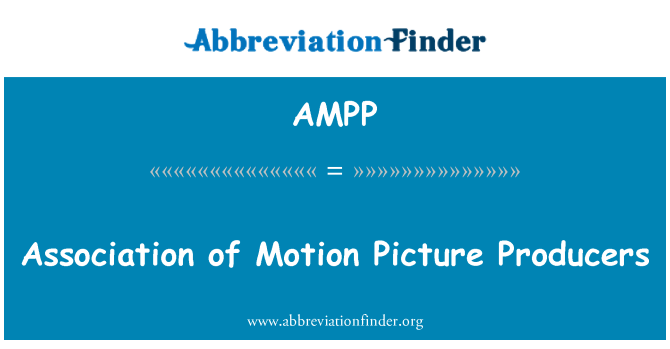 AMPP: Association of Motion Picture Producers