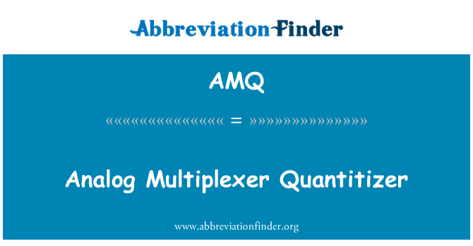 AMQ: Quantitizer Multiplexer آنالوگ