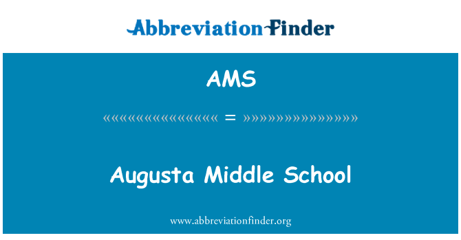 AMS: Augusta Middle School