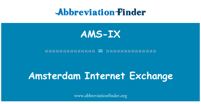 AMS-IX: بورس آمستردام اینترنت