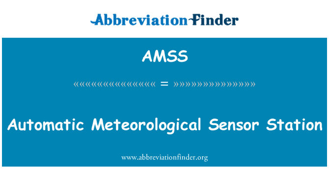 AMSS: Istazzjon sensorju meteoroloġiċi awtomatiku