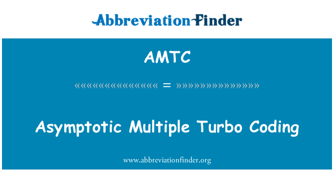 AMTC: Асимптотична множество турбо кодиране
