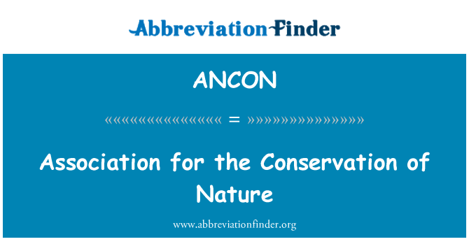ANCON: प्रकृति के संरक्षण के लिए एसोसिएशन