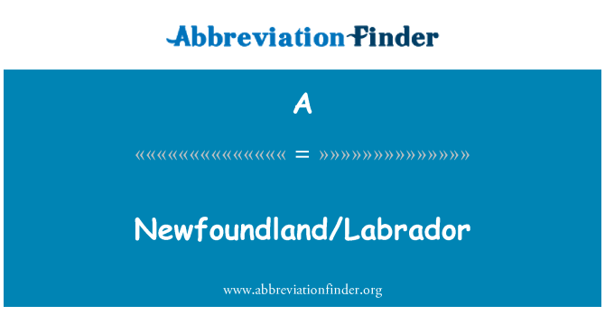 A: Newfoundland/Labrador
