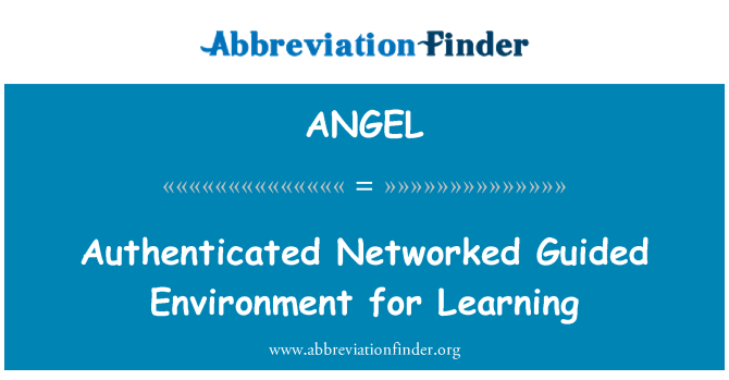 ANGEL: Authenticated Networked Guided Environment for Learning