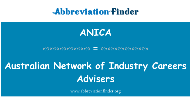 ANICA: Australiska nätverk av industrin karriär rådgivare