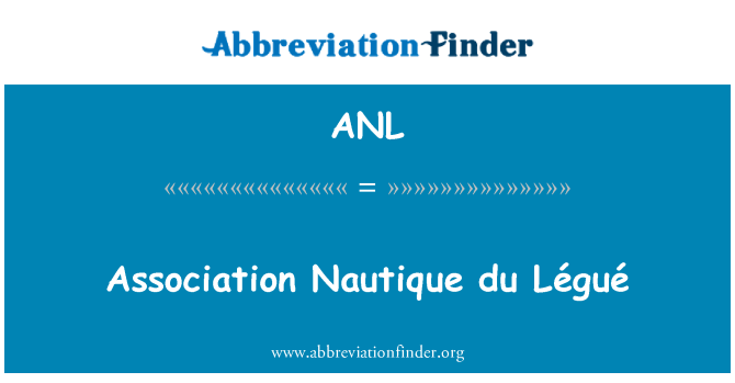 ANL: انجمن Nautique du Légué