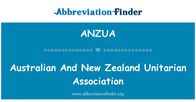 ANZUA: Australia dan New Zealand Persatuan Unitarian