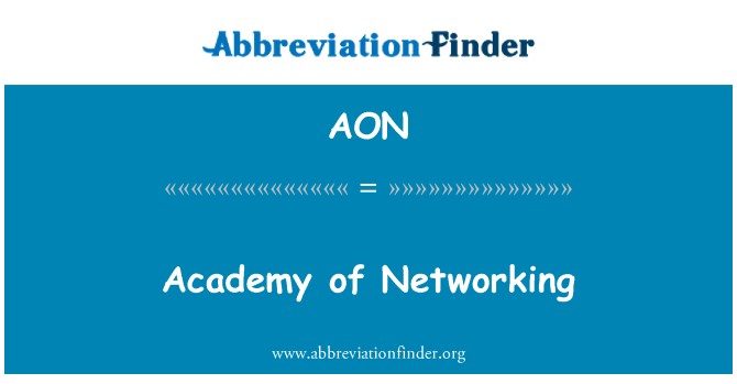 AON: Akademie sítí