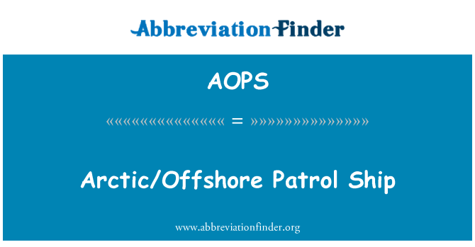 AOPS: Patwouy Arctic/bò rivaj bato