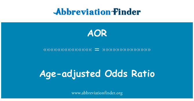 AOR: Altersbereinigte Odds Ratio