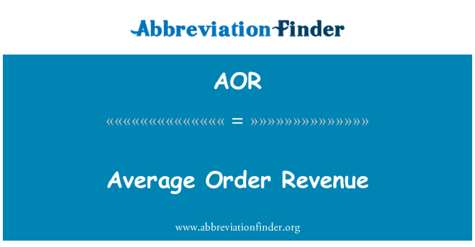 AOR: ترتيب متوسط الإيرادات