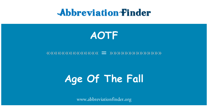 AOTF: Laj de tonbe