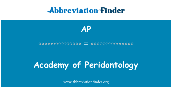 AP: Akadémia Peridontology