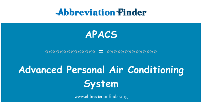 APACS: Advanced Personal Air Conditioning System