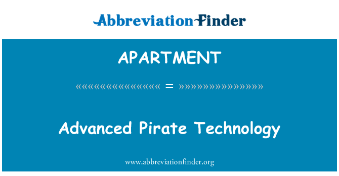 APARTMENT: Pirata avançada tecnologia