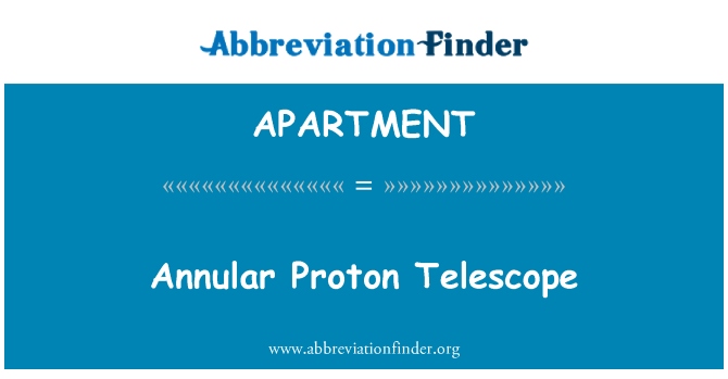 APARTMENT: Teleskop anulus Proton