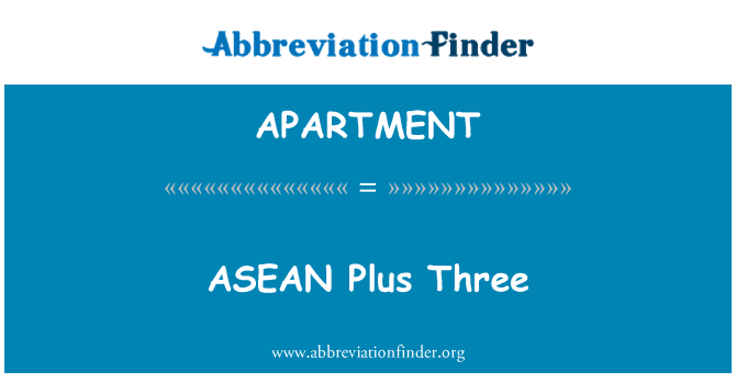 APARTMENT: ASEAN Plus tre