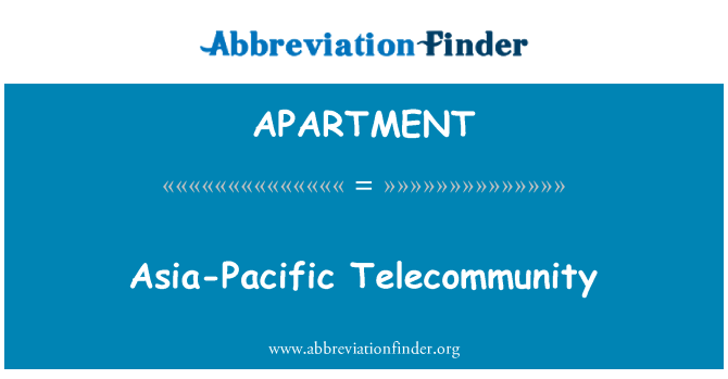 APARTMENT: Telecommunity Asia-Pacific
